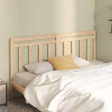 Stylish Solid Pine Bed Headboard - 206x4x100 cm | Hipomarket UK