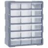 Multi-drawer Organiser with 18 Middle Drawers 38x16x47 cm Colour grey Size 18 drawers Quantity in Package 1 Amount 