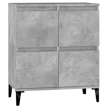 Concrete Grey Sideboard - Stylish & Durable Storage Solution