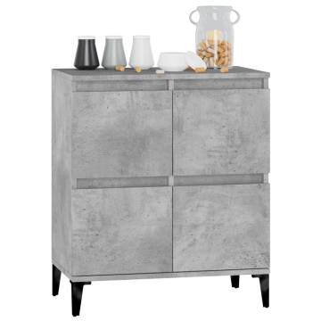 Concrete Grey Sideboard - Stylish & Durable Storage Solution