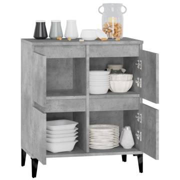 Concrete Grey Sideboard - Stylish & Durable Storage Solution