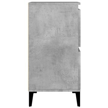 Concrete Grey Sideboard - Stylish & Durable Storage Solution