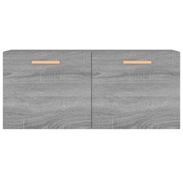 Wall Cabinet Grey Sonoma - Scandinavian Charm 80x35x36.5 cm