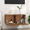 Elegant Smoked Oak Wall Cabinet - 80x36.5 cm | HipoMarket