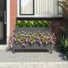 Grey Planter 110x84x75 cm - Solid Pine Wood for Your Garden