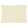 Sunshade Sail Oxford Fabric Rectangular 3.5x5 m Cream Colour cream Size 3.5 x 5 m Quantity in Package 1 