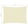 Sunshade Sail Oxford Fabric Rectangular 3.5x5 m Cream - HipoMarket