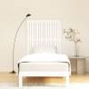 Elegant White Wall Headboard - Solid Pine 95.5x3x110 cm