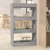 Book Cabinet/Room Divider Grey Sonoma 60x30x103 cm Engineered Wood Colour grey sonoma Quantity in Package 1 