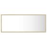 LED Bathroom Mirror Sonoma Oak 100x8.5x37 cm - Contemporary Style