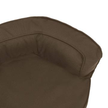 Ergonomic Dog Bed Mattress 60x42 cm - Linen Look Brown