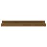 Honey Brown Wall Shelves 2 pcs | Solid Pine Wood