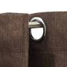 Linen-Look Blackout Curtains - Taupe 140x225cm (2pcs)