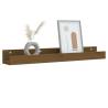 Honey Brown Wall Shelves 2 pcs | Solid Pine Wood