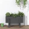 Garden Planter Grey 62x30x38 cm Solid Wood Pine Colour grey pine Size 62 x 30 x 38 cm Quantity in Package 1 