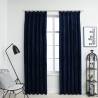 Blackout Curtains 2 pcs with Hooks Velvet Dark Blue 140x245 cm Colour dark blue Size 140 x 245 cm Quantity in Package 2 