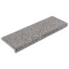 Carpet Stair Treads 15 pcs - Grey, Non-Slip & Stylish