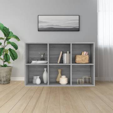 Book Cabinet/Sideboard Grey Sonoma - Stylish Storage Solution