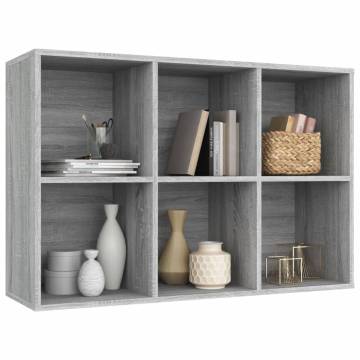 Book Cabinet/Sideboard Grey Sonoma - Stylish Storage Solution