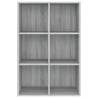 Book Cabinet/Sideboard Grey Sonoma - Stylish Storage Solution