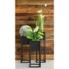 H&S Collection Flower Pot on Stand - Stylish 50cm Planter