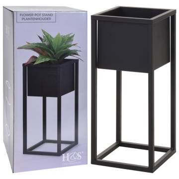 H&S Collection Flower Pot on Stand - Stylish 50cm Planter