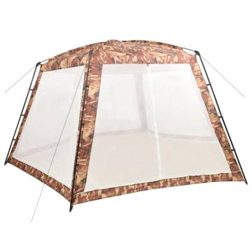 Camouflage Pool Tent Fabric 660x580x250 cm - UV Resistant