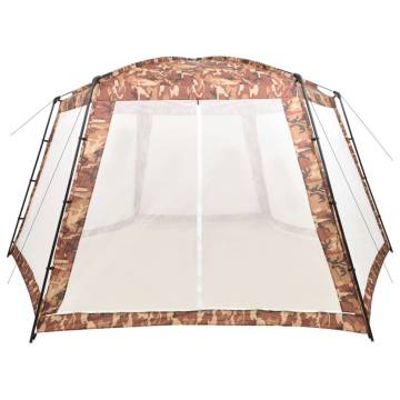 Camouflage Pool Tent Fabric 660x580x250 cm - UV Resistant