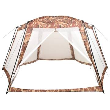 Camouflage Pool Tent Fabric 660x580x250 cm - UV Resistant