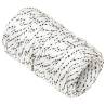 Braided Boat Rope White 2mm x 50m Polyester - Durable & Versatile