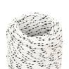 Braided Boat Rope White 2mm x 50m Polyester - Durable & Versatile