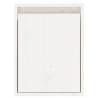 Wall Cabinet White 30x30x40 cm | Solid Wood Pine for Home