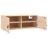 Wall Cabinet 80x30 cm Solid Pine - Stylish Storage Solution