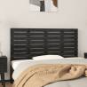 Wall Headboard Black 146x3x63 cm Solid Wood Pine Colour black Size 146 x 63 cm Quantity in Package 1 