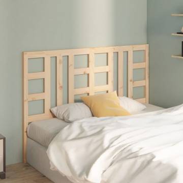 Solid Pine Bed Headboard - 166x4x100 cm | Stylish Bedroom Decor