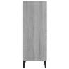 Stylish Grey Sonoma Sideboard - 34.5x32.5x90 cm | HiPo Market