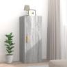 Wall Cabinet Grey Sonoma 34.5x34x90 cm Engineered Wood Colour grey sonoma Quantity in Package 1 Number of Pieces 