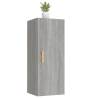 Grey Sonoma Wall Cabinet 34.5x34x90 cm - Stylish Storage Solution