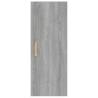 Grey Sonoma Wall Cabinet 34.5x34x90 cm - Stylish Storage Solution