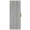 Grey Sonoma Wall Cabinet 34.5x34x90 cm - Stylish Storage Solution