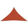 Sunshade Sail 160 g/m² Terracotta 3.5x3.5x4.9 m HDPE Colour terracotta Size 3.5 x 3.5 x 4.9 m Quantity in Package 1 