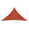 Sunshade Sail 3.5x3.5m Terracotta - UV Protection & Durable HDPE