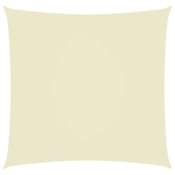 Sunshade Sail Oxford Fabric Square 7x7m Cream | HipoMarket