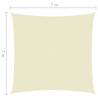 Sunshade Sail Oxford Fabric Square 7x7m Cream | HipoMarket