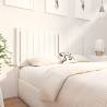 Stylish White Bed Headboard - Solid Pine 145.5x4x100cm