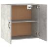 Concrete Grey Wall Cabinet 60x31x60 cm - Stylish Storage Solution