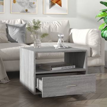 Grey Sonoma Coffee Table 55x55 cm - Stylish & Functional