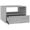 Grey Sonoma Coffee Table 55x55 cm - Stylish & Functional