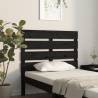 Headboard Black 100x3x80 cm Solid Wood Pine Colour black Size 100 x 80 cm Quantity in Package 1 