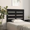 Stylish Black Pine Wood Headboard - 100x3x80 cm | HipoMarket